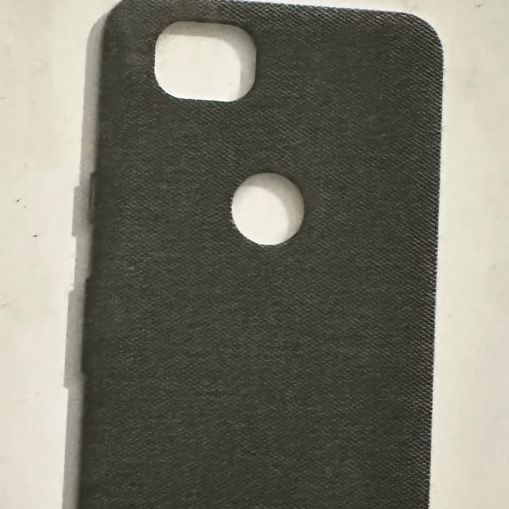 Official Google Pixel 2 Case Fabric Carbon Black NEW